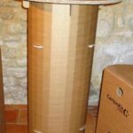 Mange debout en carton Kraft