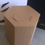 Poubelle en carton Hexa, 30 litres. CréaMaryBo CK
