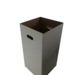 Poubelle en carton blanc 130 Litres classique