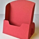 Présentoir 1 bac A5 ou flyers Rouge