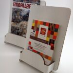 présentoir en carton blanc A5