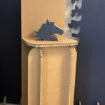 étagère présentoir en carton écologique, 100 % recyclable, Bubble GM fabrication française Cartonkitevents.com