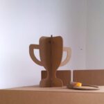 Coupe trophée en carton