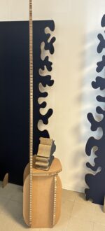Etagère présentoir en carton écologique, 100 % recyclable, Bubble P fabrication française Cartonkitevents.com