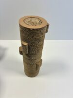 Tronc long dessus en carton écologique 100 % recyclé et recyclable décor Noel Cartonkit events.com